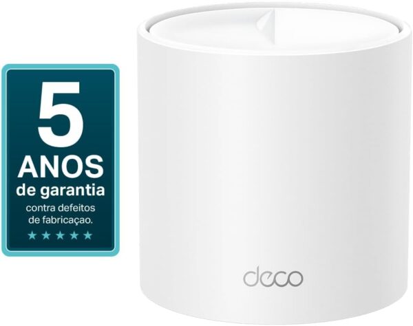 [Novo] TP-Link Deco X10 (1-pack) | Sistema Wi-Fi Mesh 6 para toda a casa AX1500 - Cobertura de até 360 m², 3 portas Gigabit por unidade, canal de banda 80MHz, ODFMA, 1024 QAM, branco