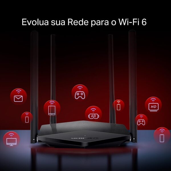ROTEADOR MERCUSYS MR60X TP-LINK WI-FI 6 AX1500 - Imagem 6