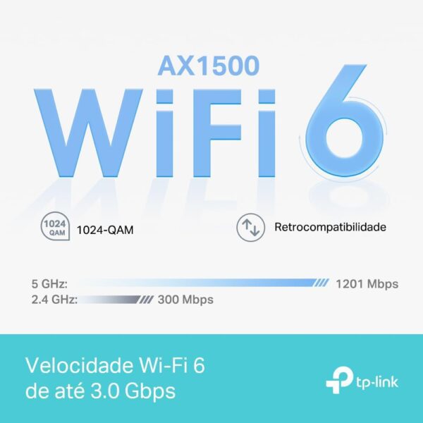 [Novo] TP-Link Deco X10 (1-pack) | Sistema Wi-Fi Mesh 6 para toda a casa AX1500 - Cobertura de até 360 m², 3 portas Gigabit por unidade, canal de banda 80MHz, ODFMA, 1024 QAM, branco - Imagem 5