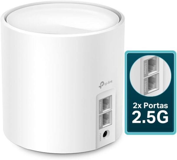[Novo] TP-Link Deco X10 (1-pack) | Sistema Wi-Fi Mesh 6 para toda a casa AX1500 - Cobertura de até 360 m², 3 portas Gigabit por unidade, canal de banda 80MHz, ODFMA, 1024 QAM, branco - Imagem 8