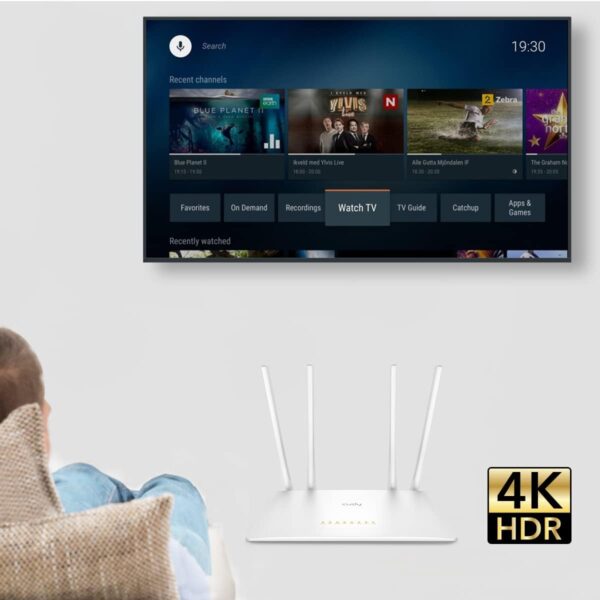 ROTEADOR GIGABIT DUAL-BAND WIFI CUDY AC1200 MODELO WR1200 - Imagem 8