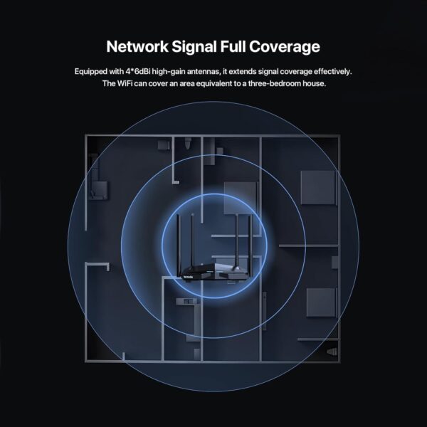 Rot Wifi Giga Ac1200Mbps 4Ant Tenda Ac10, Tenda, Roteadores - Imagem 4