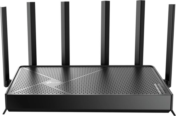 TP-Link Roteador Wi-Fi 7 de banda dupla Archer BE6500 (Archer BE400) | Portas duplas de 2,5 Gbps USB 3.0 | Cobre até 90 dispositivos | CPU Quad-core | HomeShield, IoT privada para segurança de rede