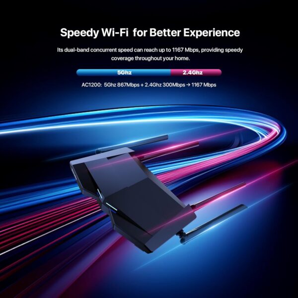 Rot Wifi Giga Ac1200Mbps 4Ant Tenda Ac10, Tenda, Roteadores - Imagem 3