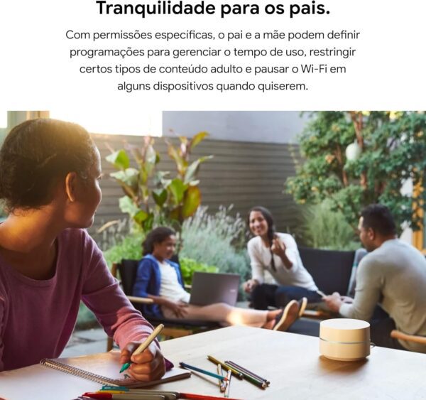 Google Wi-Fi Roteador Mesh AC1200 - 3 unidades - Imagem 5